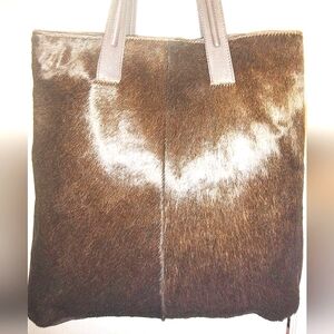 Madison's Inc Cowhide brown purse
